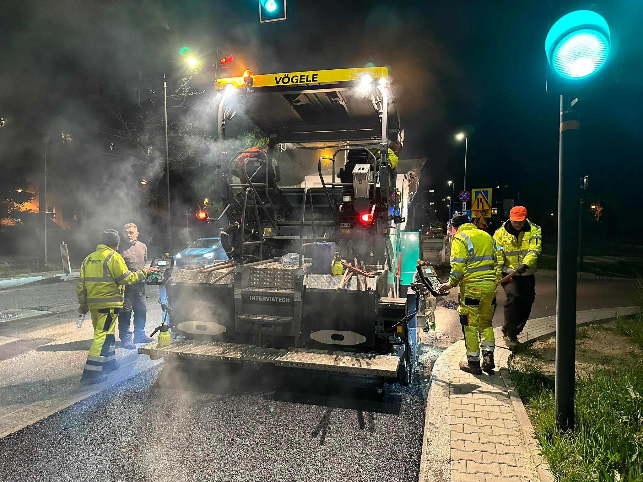 Bieżące roboty drogowe w dzielnicach 09 05 2023 r Zarząd Dróg