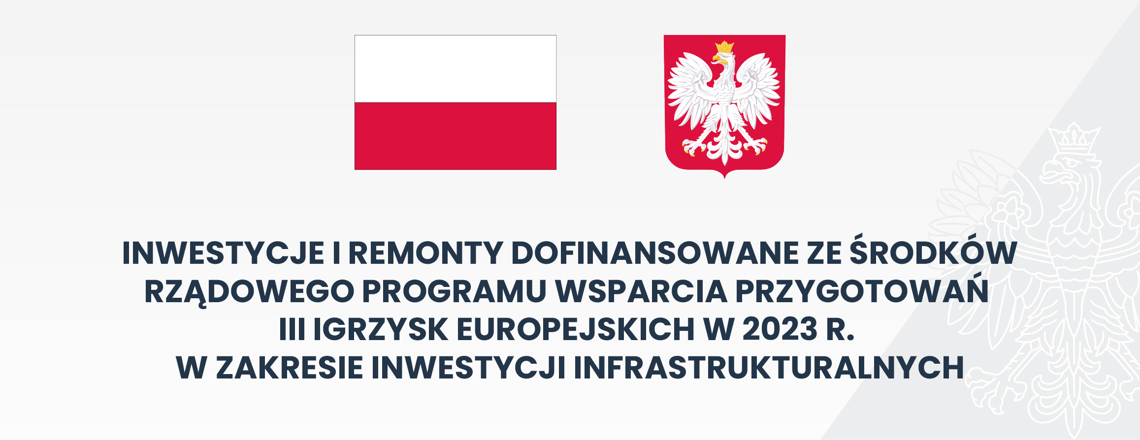 Baner na stronie głównej