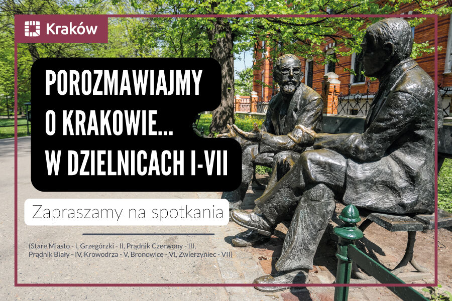 Zdjęcie Porozmawiajmy o Krakowie… w dzielnicach I-VII – spotkania