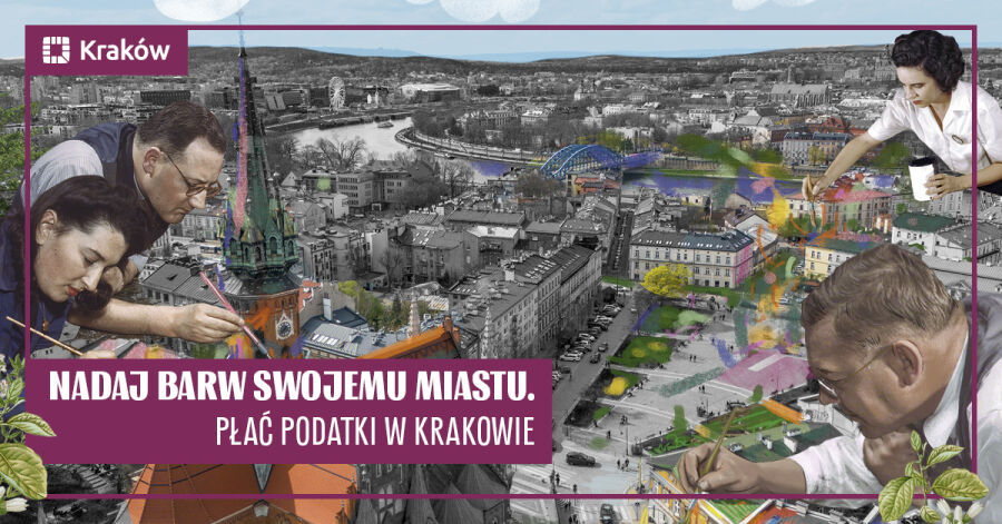 Zdjęcie Nadaj barw swojemu miastu. Płać podatki w Krakowie