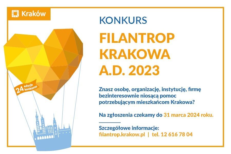 Zdjęcie Kto zostanie Filantropem Krakowa A.D. 2023?