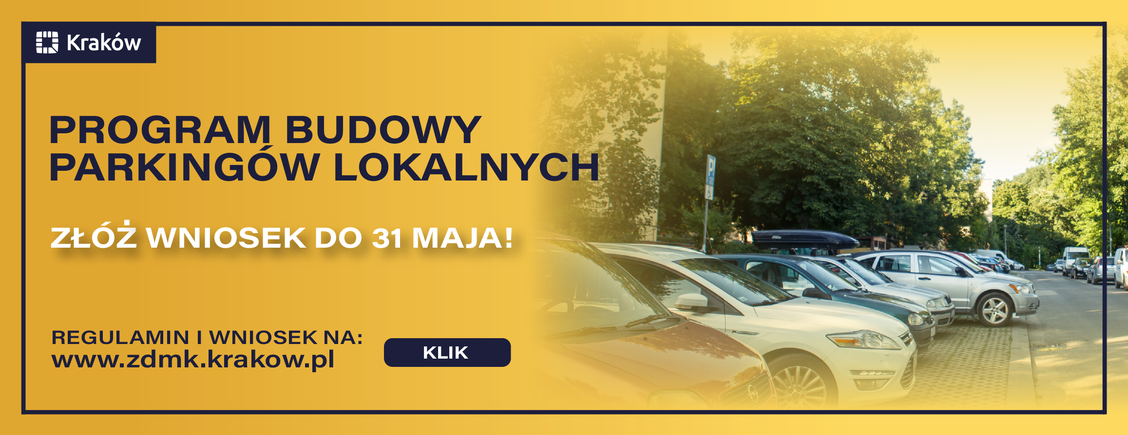 Baner na stronie głównej