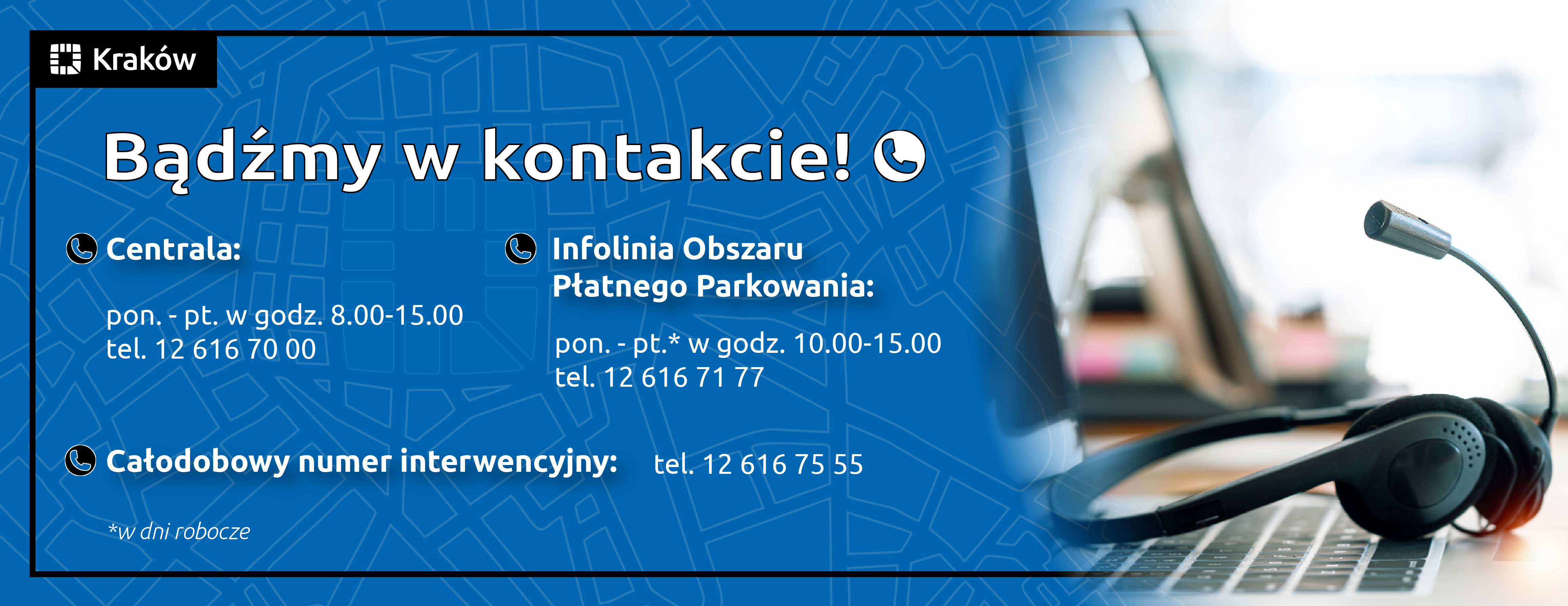 Baner na stronie głównej