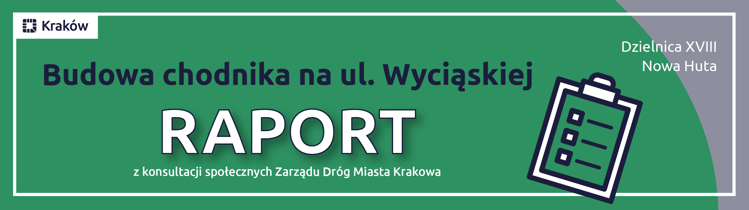 Zdjęcie Budowa chodnika przy ul. Wyciąskiej – raport z konsultacji