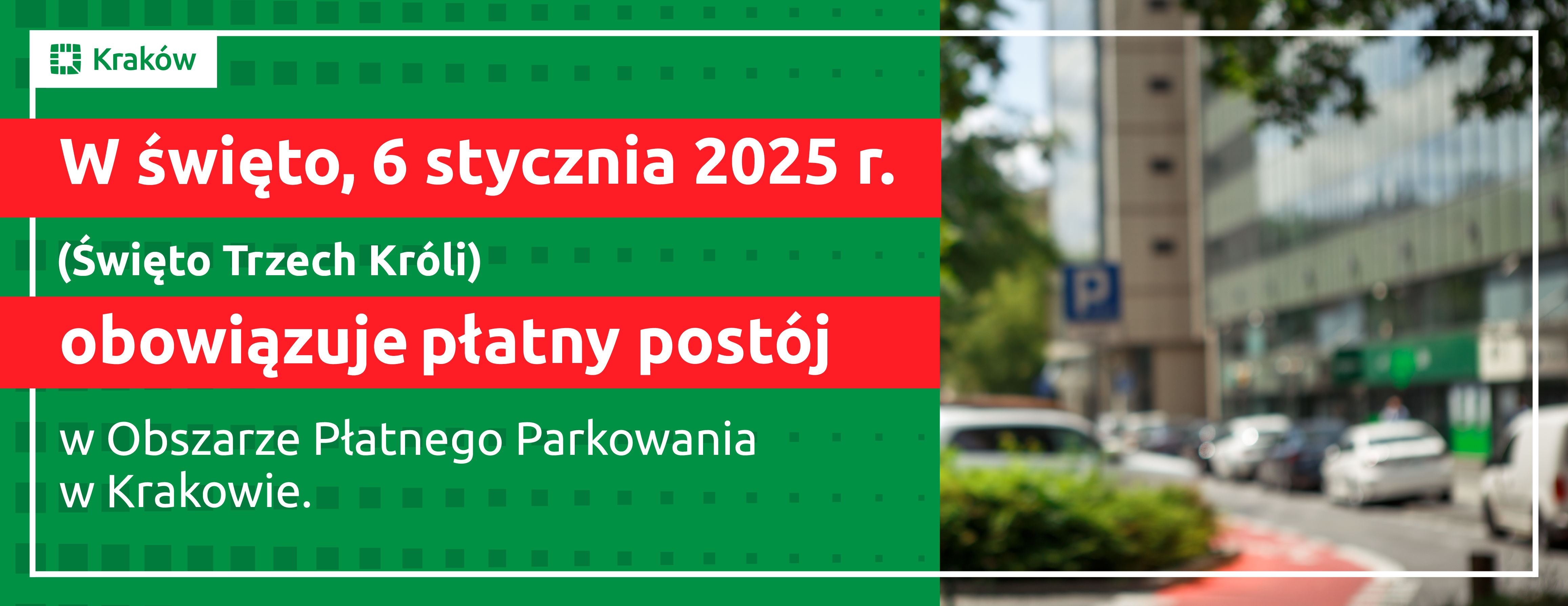 Baner na stronie głównej