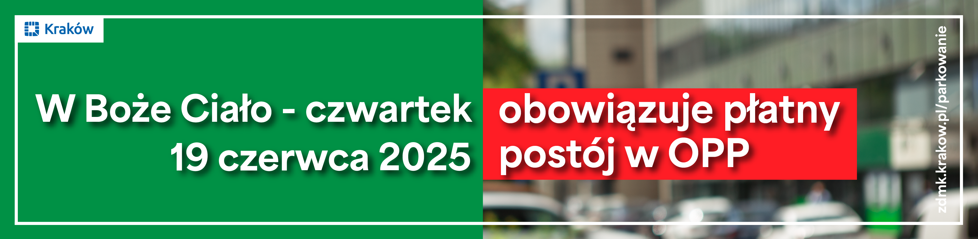 Zdjęcie W Boże Ciało postój płatny