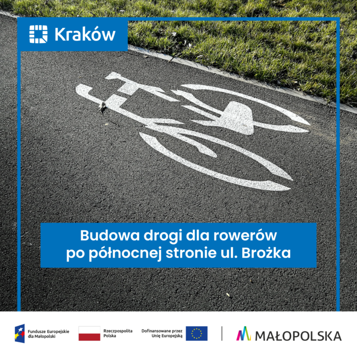 Zdjęcie Budowa ścieżki rowerowej po północnej stronie ul. Brożka