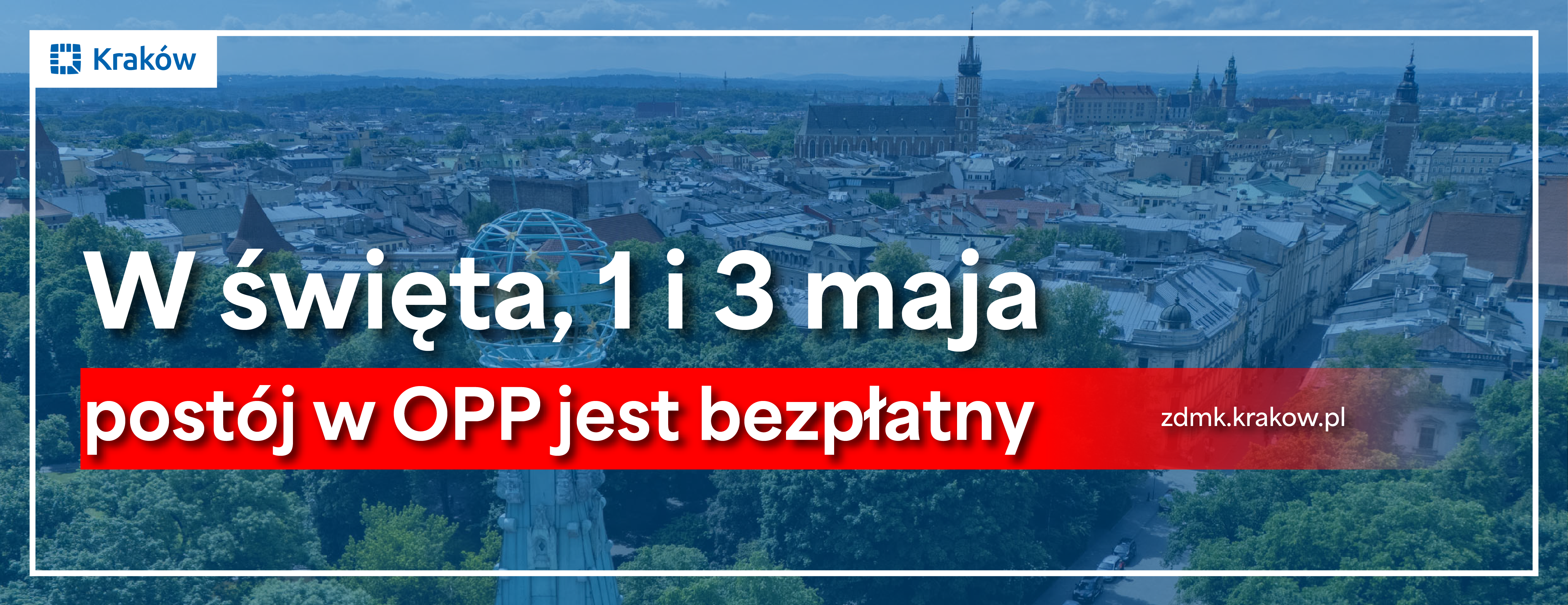Baner na stronie głównej