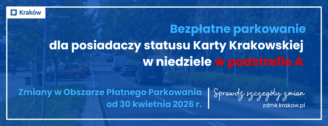 Baner na stronie głównej