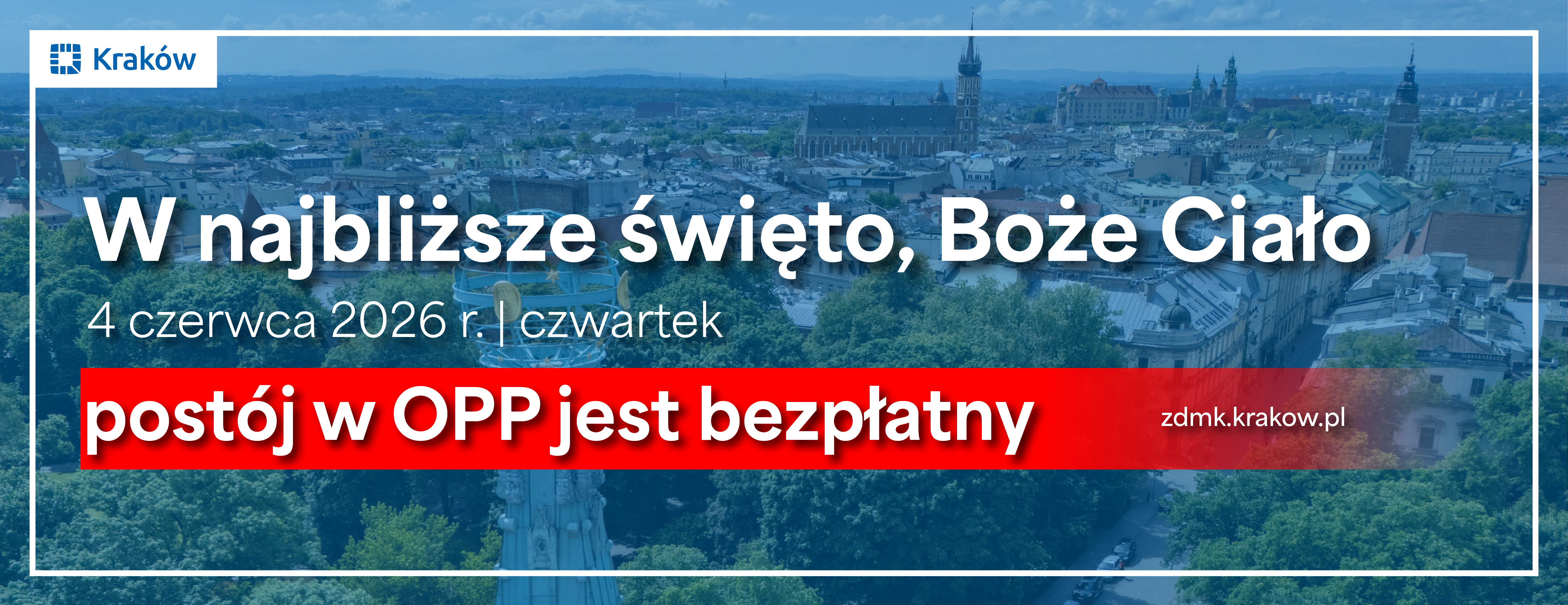 Baner na stronie głównej