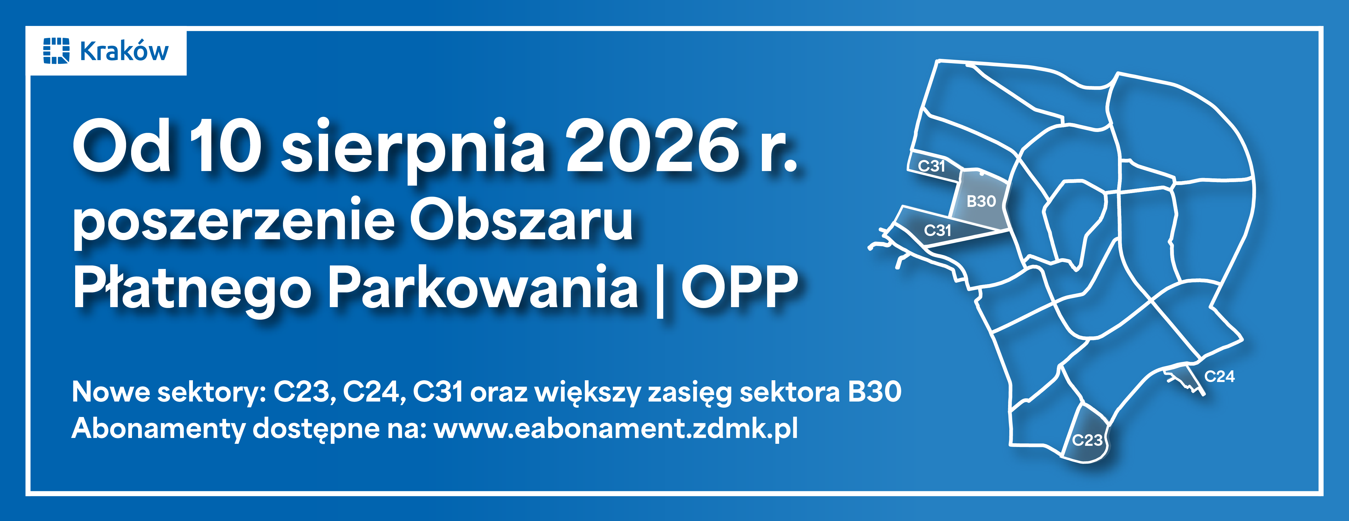 Baner na stronie głównej